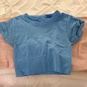 Aerie Light Blue Crop Top